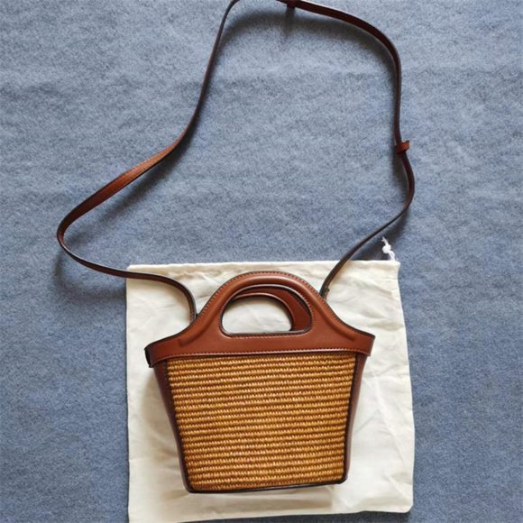 Marni Straw Tote Bag - Picture 3 of 6